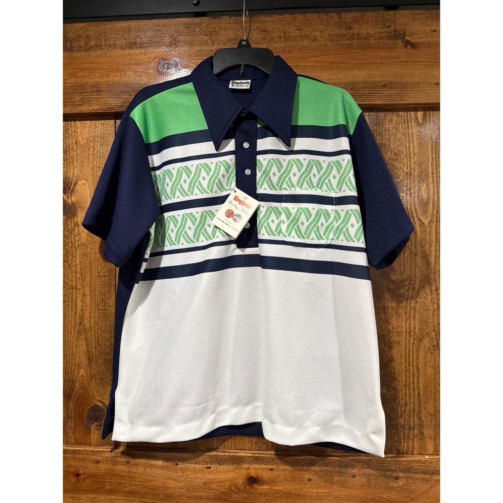Vintage King Louie Bowling Shirt Mens Large NWT PBA Gardner-Denver Patch USA